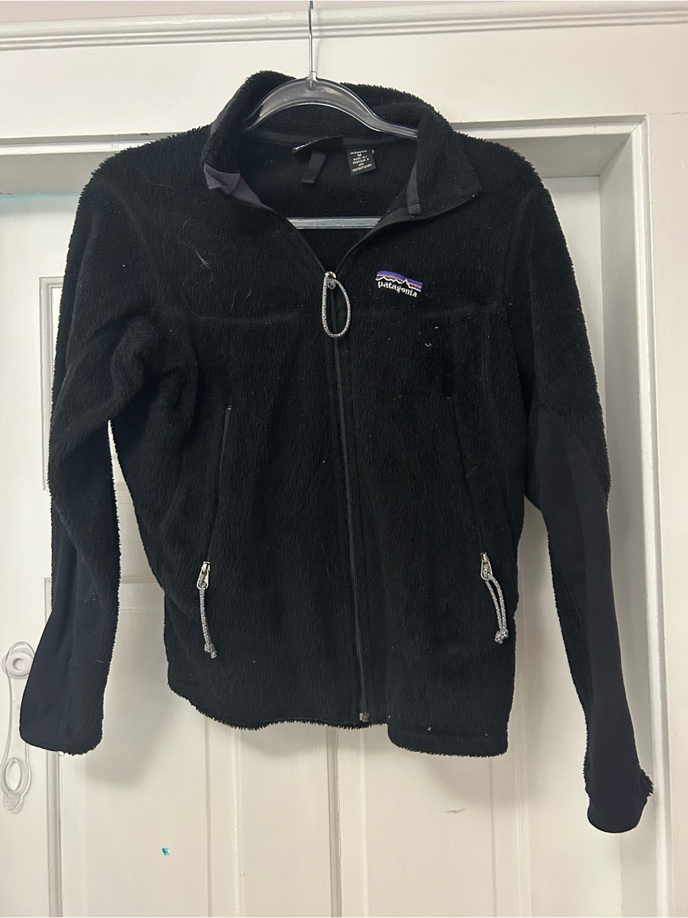 Patagonia Black Women's Fleece Jacket with Logo